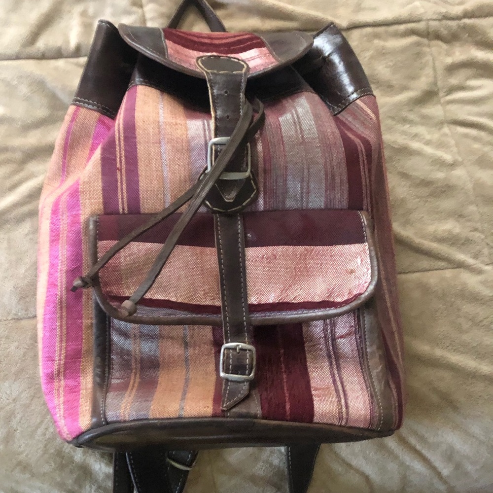 Genuine Leather Moroccan Backpack